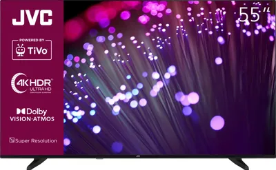 JVC 55 Zoll Fernseher Smart TV (4K UHD, HDR Dolby Vision, Dolby Atmos, Triple Tuner, 6 Monate HD+ inkl.)