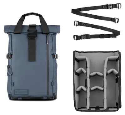 Immagine prodotto di WANDRD PRVKE 31L Aegean Blue Pro Photography Bundle V4