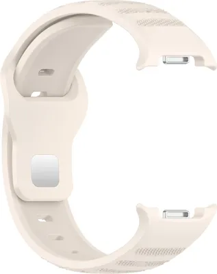 Produktbild von INF Stilvolles Silikonarmband für Galaxy Watch8 & Watch Ultra2 Beige