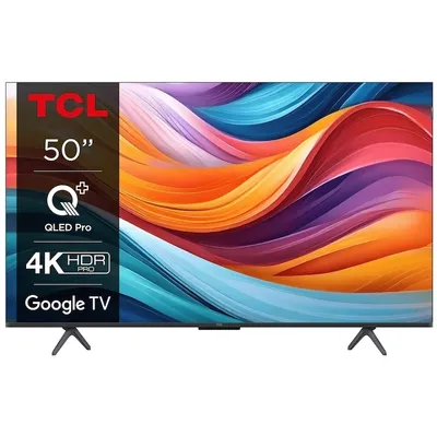 Obrázok produktu pre TCL T7B 50T7B, 127 cm (50"), 3840 x 2160 px, QLED Pro, Smart TV, Wi-Fi, Titán