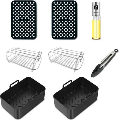 Immagine prodotto di Rohnson AFK05 Set di accessori per due cestini 8 pezzi, 20 × 13 cm, 2 × 4-5 l
