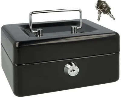 Immagine prodotto di Westcott Ac-E51000-Zw Salvadanaio 152X120X79Mm nero, inserto in plastica a 6 scomparti