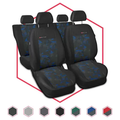 Produktbild von Autositzbezüge Universal Schonbezüge Sitzauflage PKW Auto für Peugeot 308 Blau