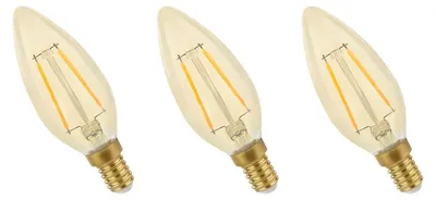 Produktbild von Spectrum E14 LED Lampe 2W 260lm 2400K Warmweiß 230V 3 Stück