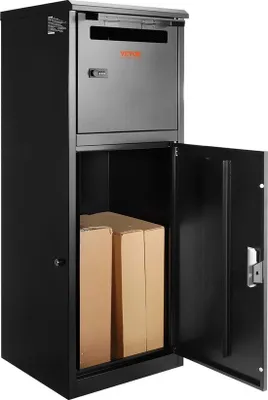 Produktbild von Famanu Briefkasten - Robuste Konstruktion - Schwarz