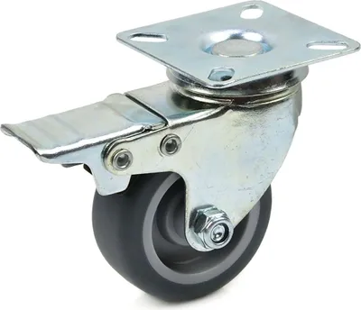Produktbild von Lenkrolle PP TPR mit Feststeller Ø50mm
