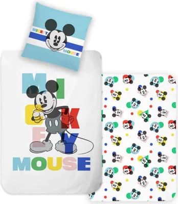 Produktbild von Disney Bettwäsche Mickey Mouse 135x200 cm + 80x80 cm