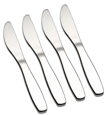 Kinderbesteck-Set 4-teilig, 18/8 Edelstahl, 16,8 cm, silber
