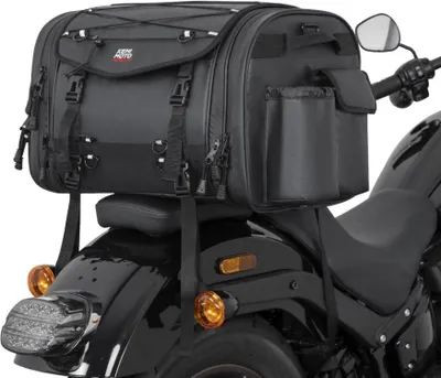 Produktbild von Motorrad Hecktasche 32L wasserdicht erweiterbar mit Regenhülle schwarz