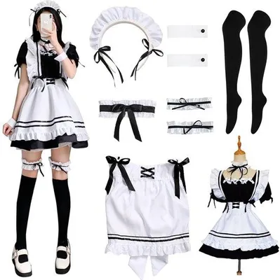 Immagine prodotto di Abito da cameriera classico con design in stile anime