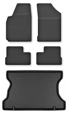Obrázek produktu pro Vaničkové autokoberce + vana kufru pro: Opel Kadett E 1984-1991 hatchback 5 ks