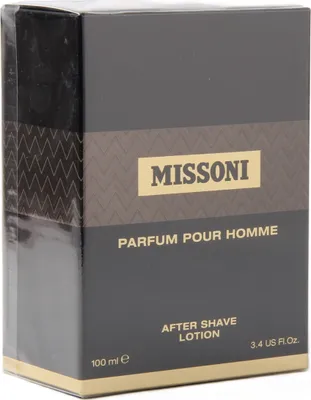 Produktbild von Missoni Pour Homme, After-Shave-Lotion, Jeder Hauttyp, 100 ml, Auffrischend, Beruhigend, Flasche, Holz