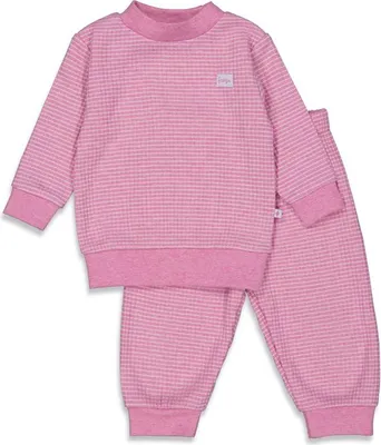 Produktbild von Feetje Waffel Pyjama - Rosa meliert- Gr. 104 | Feetje