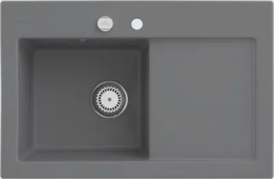 Produktbild von Villeroy & Boch Keramikspüle 677202SL, Subway 45 Einbauspüle - inkl.
