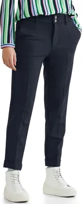 Produktbild von 31678 Street One, Chino 7/8,  7/8 Damen Jeans Hose, Gabardinestretch, navy blue, D 34 W 27 L 28