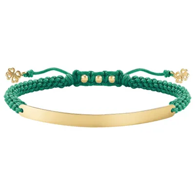 Immagine prodotto di Bracciale Thomas Sabo da donna in argento 925 verde/oro LBA0061-848-6-L21v