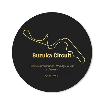 Produktbild von MuchoWow® Mauspad Mousepad Suzuka - F1 - Rennstrecke 20x20 cm - Mousepads - Maus Mat - Pad - Mausunterlage - Schreibtischmatte