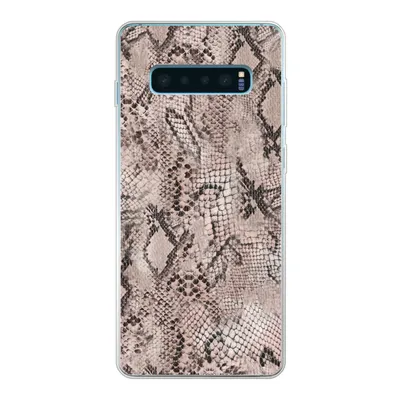 Produktbild von MuchoWow® Handyhülle Schutzhülle Hülle für Samsung Galaxy S10 Lite Tiermuster - Grau - Schwarz Silikon Softcase Handy Hülle - Schutz