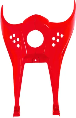 Obrázok produktu pre Kryt chladiča UFO PLAST pre motocykel Kawasaki KLX 110 cm³, rok výroby 2010 – 2025, farba: červená, OEM 00-26