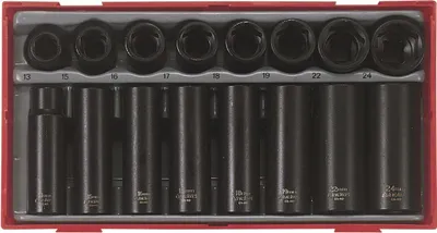 Image de Tengtools 68800200 Jeu De Douilles À Choc 1/2' 16 Pcs Tt9116N