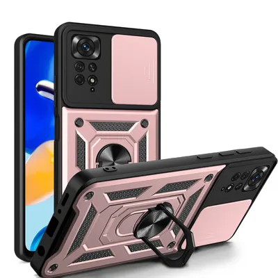 Produktbild von Handyhülle Xiaomi Redmi Note11Pro Handy Tasche Hülle Outdoor Case Silikon Bumper