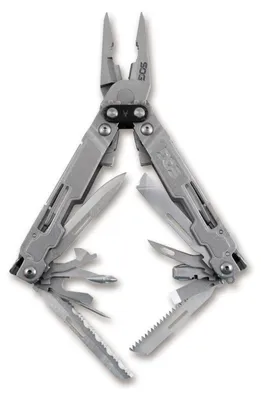 SOG Power Access Deluxe – 5Cr15MoV Edelstahl-Griff Vorderseite