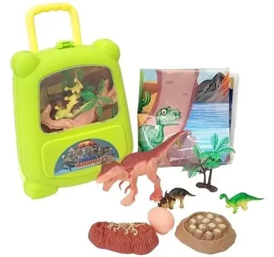 Zdjęcie produktu dla Zestaw dinozaurów w walizce - Merkpol