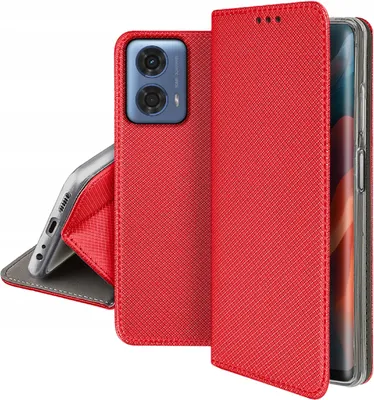 Obrázek produktu pro Pouzdro pro Motorola Moto G34 5G SMART MAGNET CASE PENĚŽENKA + OCHRANNÉ SKLO 9H