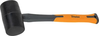 Produktbild von Bradas Gummihammer 450 g anthrazit/orange Länge: 340 mm