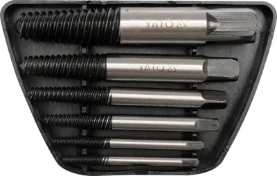 Produktbild von Yato YT-0590 Abzieher de Schraube und Bolzen 6 St. Set de Werkzeuge de Extraktion de Platten de vertieft de