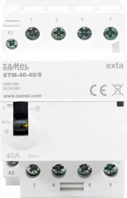 Immagine prodotto di Zamel | Rele Modulare STM-40-40/S - 40A - 4NO - Isolamento Galvanico - Automazione E Controllo