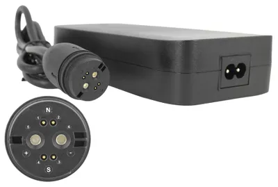 Immagine prodotto di Caricabatterie PowerSmart da 42V e 4A con connettore Rosenberger, compatibile con Rotwild, ZEG, BMZ, Derby Cycle, Impulse, Alber Neodrives, Brose, Go Swiss, Suntour, Xion, Gazelle