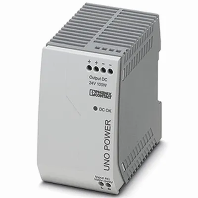Obrázek produktu pro Phoenix Contact UNO-PS/1AC/24DC/100W, 100 W, 85 - 264 V, 50 - 60 Hz, 2.1 A, 89%, 738000 h