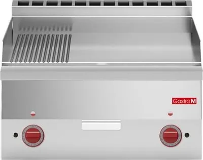 Produktbild von Gastro M 600 Elektrische Grillplatte 60/60Ftre 2/3 Glatt Und 1/3 Gerillt