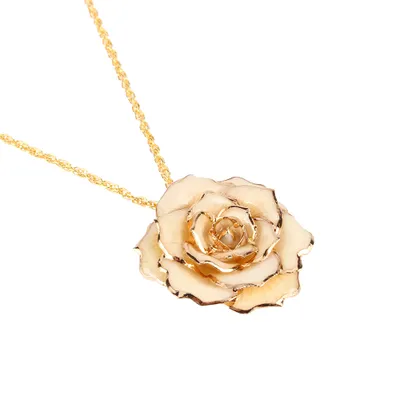 Produktbild von Goldene Halskette,Frauen-Halskette,Halsketten-Anhänger,Frauen-Schmuck,Halskette,Dressing Accessoire