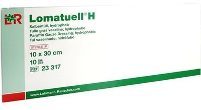 Produktbild von LOMATUELL H Salbentüll 10x30 cm steril