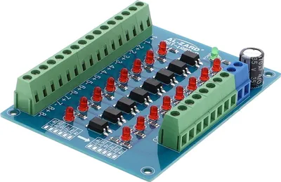 Produktbild von Optokoppler PNP 8-Kanal Modul - DST-1R8P-P Spannung: 24V zu 12V