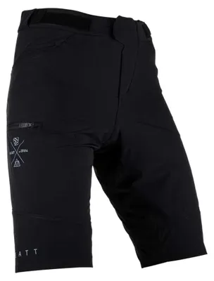 Productafbeelding van MTB Trail 2.0 shorts met versteviging, kleur zwart - maat XXL