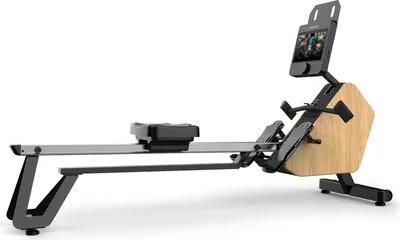 Produktbild von HAMMER Rudergerät RowTech Smart NorsK, edles Holz-Design, 10,0" Touch-Display, 20 Programme, innovativer Rudergriff