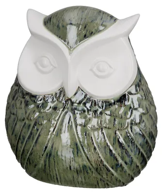 Zdjęcie produktu dla Gilde Figur, Eule, Keramik, grün, VE 1, L. 12 cm, B. 22 cm, H. 25 cm  32471