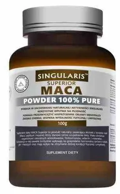 Imagen del producto de Polvo de Maca puro de alta calidad, 100g - 100% natural, para más energía y vitalidad