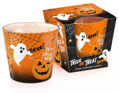 Immagine prodotto di Candela profumata in vetro HALLOWEEN 115 g