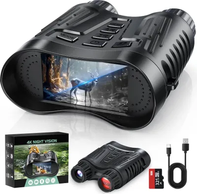 Obrázek produktu pro Dalekohledy pro noční vidění, 8násobný zoom, nahrávání videa v rozlišení 4K, starší model 32 GB