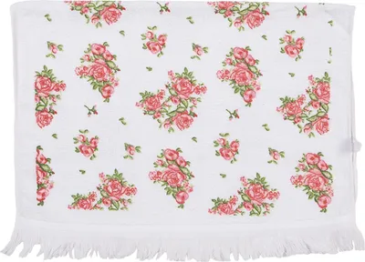 Produktbild von Handtuchhalter Clayre & Eef, weiß-rosa, 40x66 cm