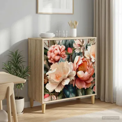 Zdjęcie produktu dla Komoda boczna vidaXL BORNE, Sonoma, 69 x 33 x 75 cm, płyta wiórowa