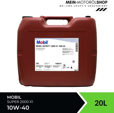 Produktbild von Mobil Super 2000 X1 10W-40 20 Liter Kanister
