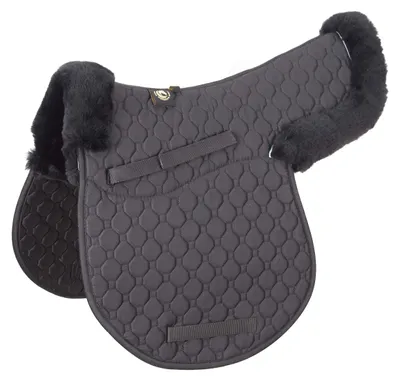 Lammfell Sattelpad GP/Springen, Merino, schwarz (VSS)