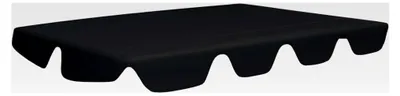Produktbild von Ersatzdach für Hollywoodschaukel, Schwarz 150/130x70/105 cm