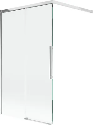 Produktbild von Mexen Rox Badewannenabtrennung 2-flügelig, 140 x 150 cm, transparent, Chrom - 8C9-140-003-01-00