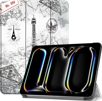 Produktbild von Smart Cover Hülle für Apple iPad Pro 11 2024 M4 5. Generation 11 Zoll Schutzhülle Flip Case aufstellbare Tasche Bookstyle Design